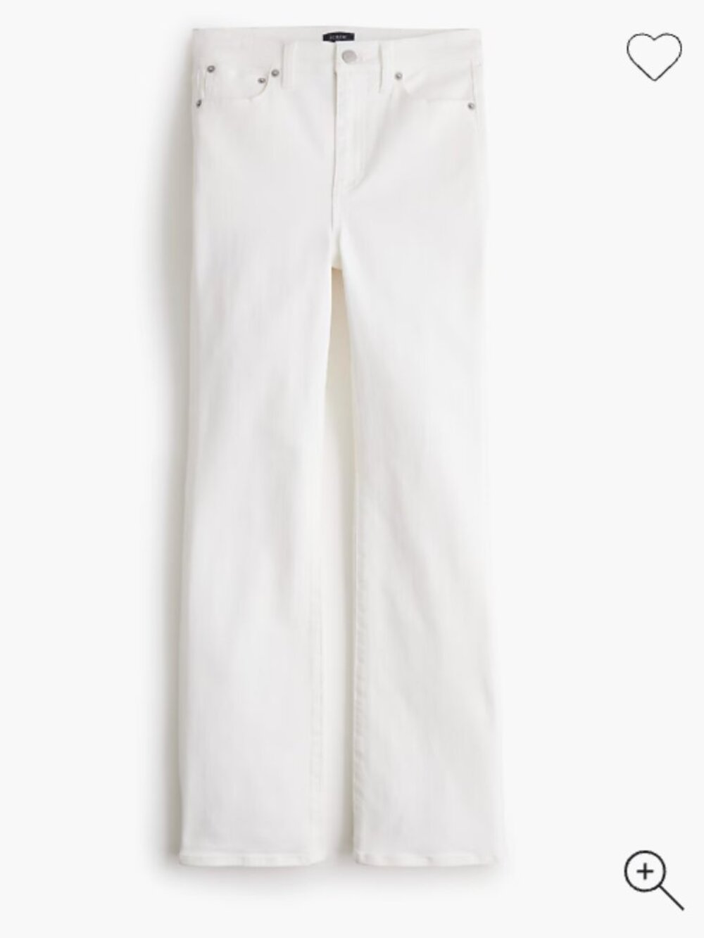 J. Crew White Ankle flare jeans • size 28 • NWT • CQ509
